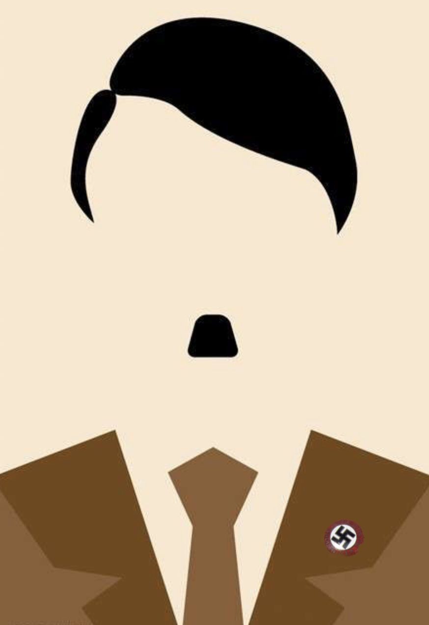Портрет Гитлера Минимализм